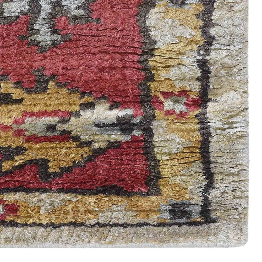 Kazimierz Hand Knotted Viscose Area Rug - BBH HOMES LLC