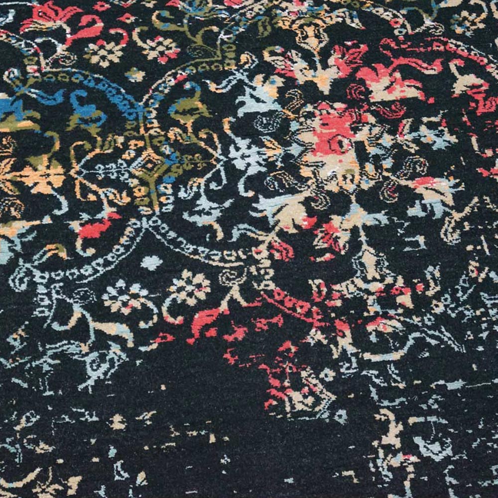 Killarney Hand Knotted Persian Wool And Viscose Area Rug - BBH HOMES LLC