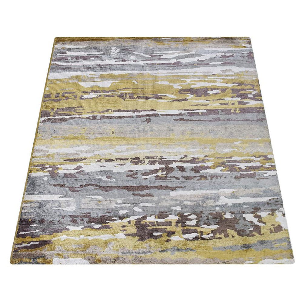 Lagan Hand Knotted Viscose Area Rug - BBH HOMES LLC