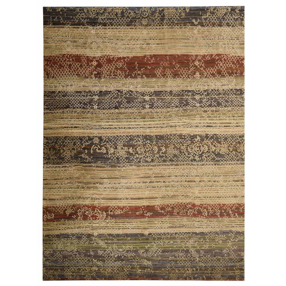 Lijiang Hand Knotted Persian Silk And Wool Area Rug - BBH HOMES LLC