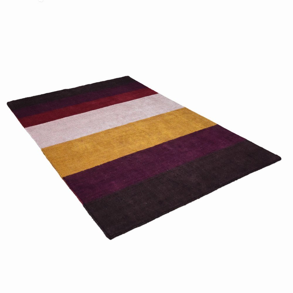 Lines Hand Knotted Silk & Wool Rug - BBH HOMES LLC