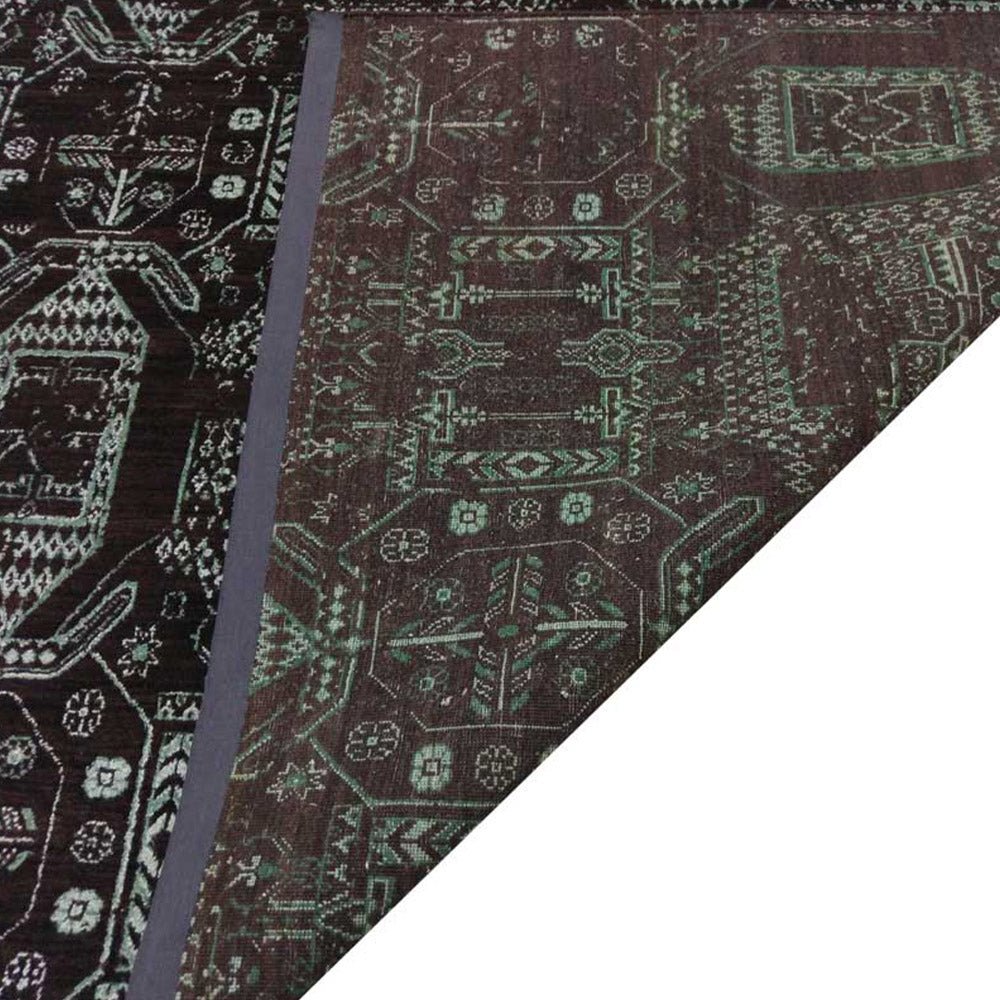 Mendoza Hand Knotted Persian Wool And Viscose Area Rug - BBH HOMES LLC