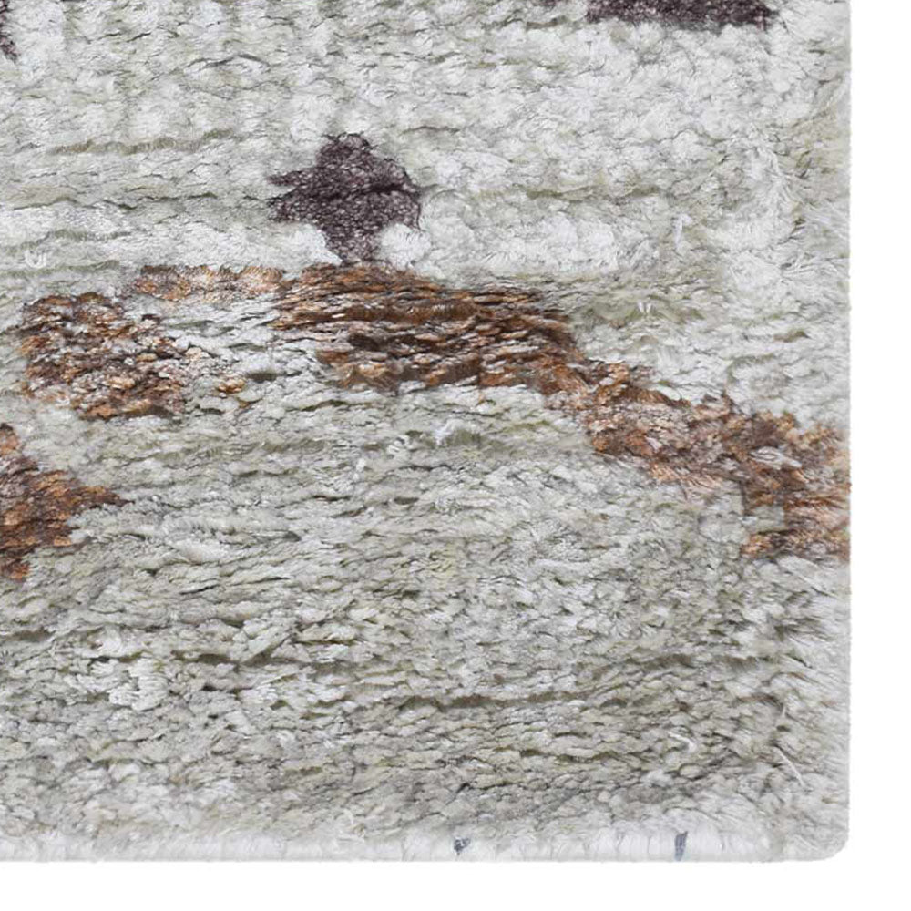 Nainital Hand Knotted Viscose Area Rug - BBH HOMES LLC