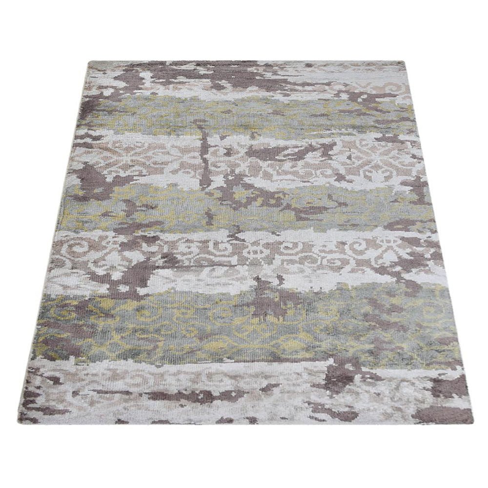 Nainital Hand Knotted Viscose Area Rug - BBH HOMES LLC