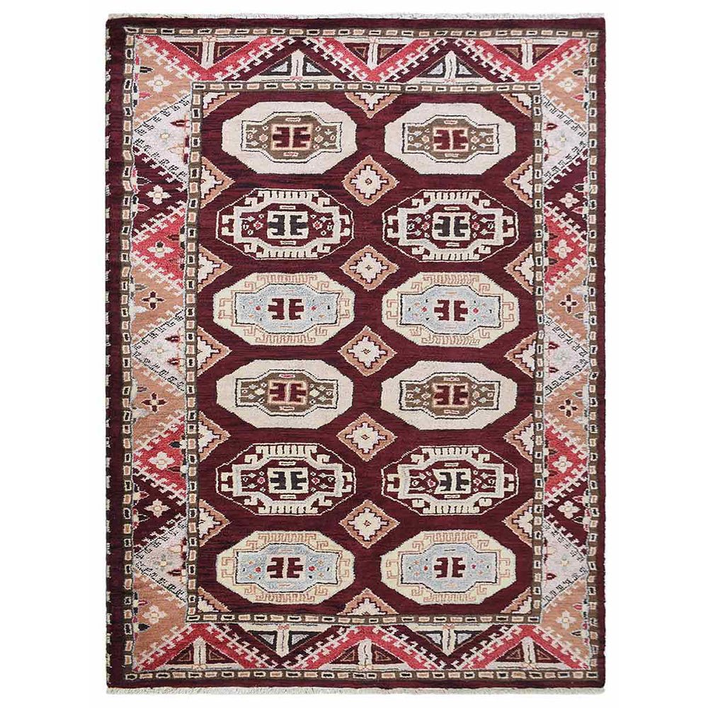 Nomad Hand Knotted Afghan Rug - BBH HOMES LLC