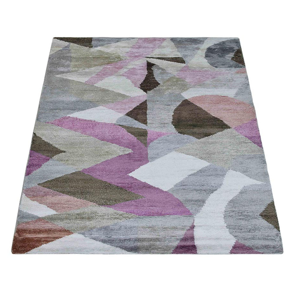Ojasvi Hand Knotted Viscose Area Rug - BBH HOMES LLC