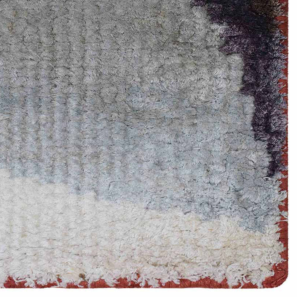 Omkar Hand Knotted Viscose Area Rug - BBH HOMES LLC