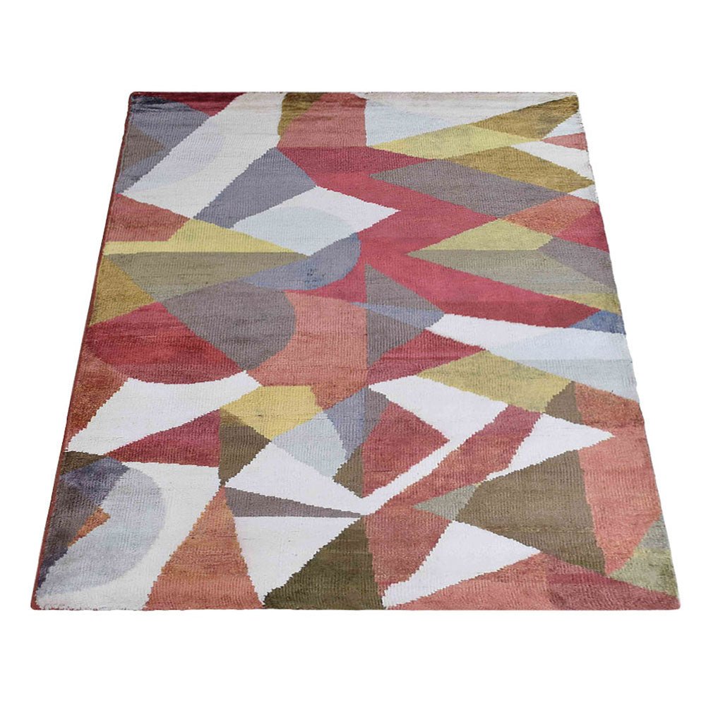 Omkar Hand Knotted Viscose Area Rug - BBH HOMES LLC