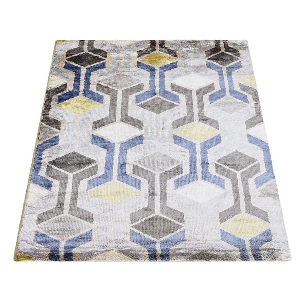 Oporto Hand Knotted Viscose Area Rug - BBH HOMES LLC
