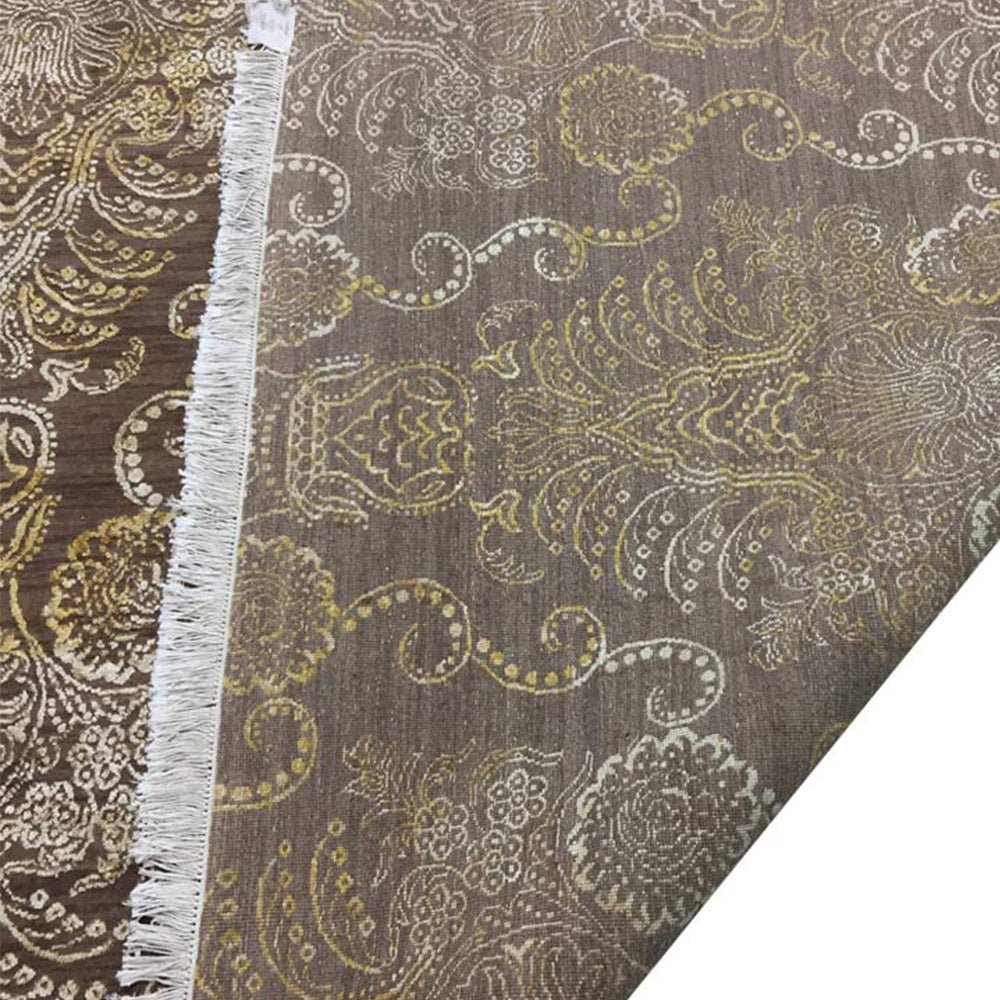 Ouarzazate Hand Knotted Persian Silk And Wool Area Rug - BBH HOMES LLC