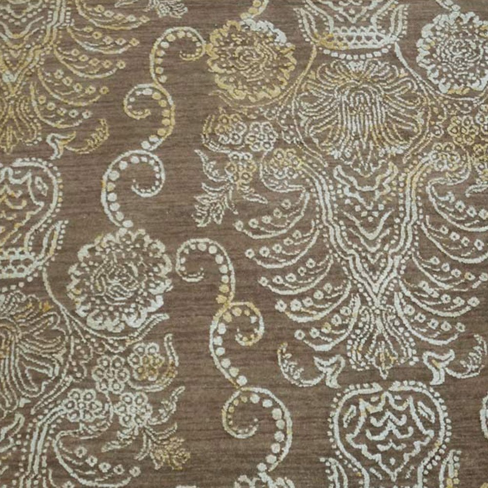 Ouarzazate Hand Knotted Persian Silk And Wool Area Rug - BBH HOMES LLC