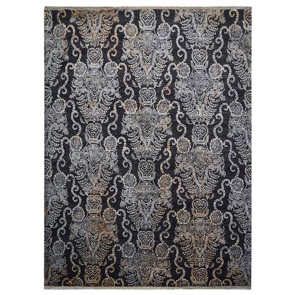 Pompeii Hand Knotted Persian Silk And Wool Area Rug - BBH HOMES LLC