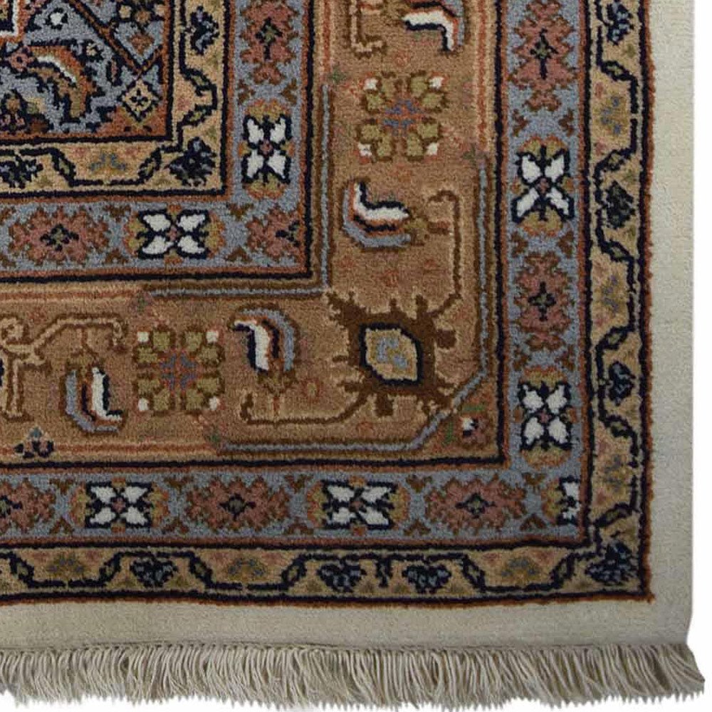 Prakriti Hand Knotted Nir Wool Area Rug - BBH HOMES LLC