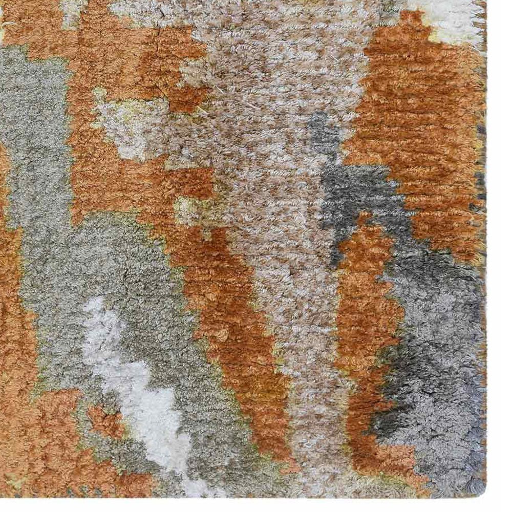Qimat Hand Knotted Viscose Area Rug - BBH HOMES LLC
