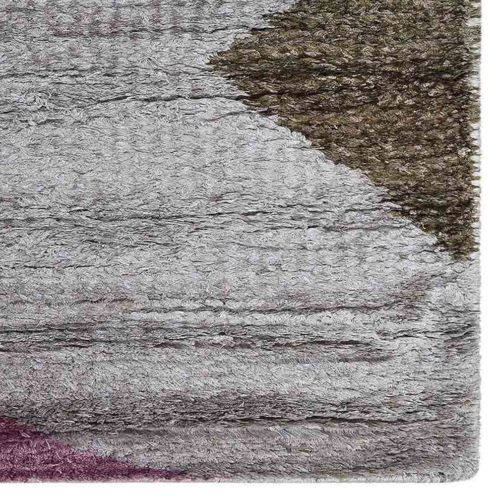 Quasar Hand Knotted Viscose Area Rug - BBH HOMES LLC