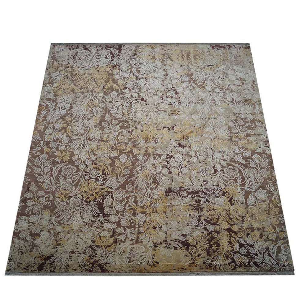 Quedlinburg Hand Knotted Persian Silk And Wool Area Rug - BBH HOMES LLC