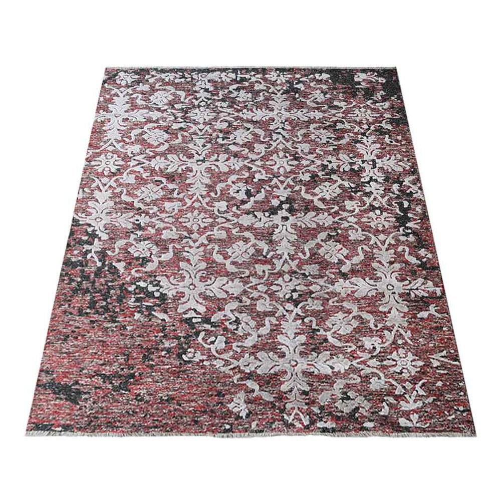 Quimper Hand Knotted Sumak Silk And Wool Area Rug - BBH HOMES LLC