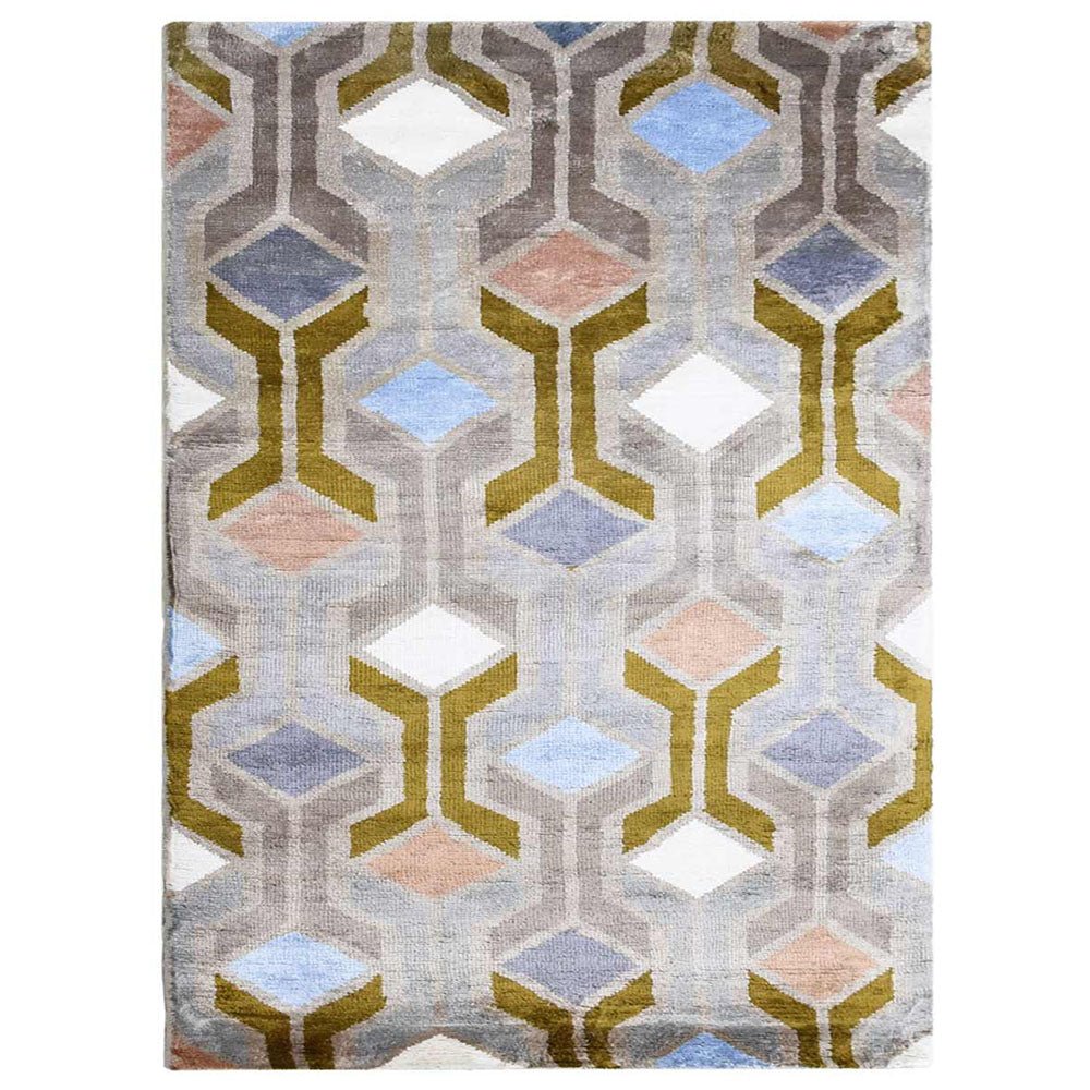 Reine Hand Knotted Viscose Area Rug - BBH HOMES LLC