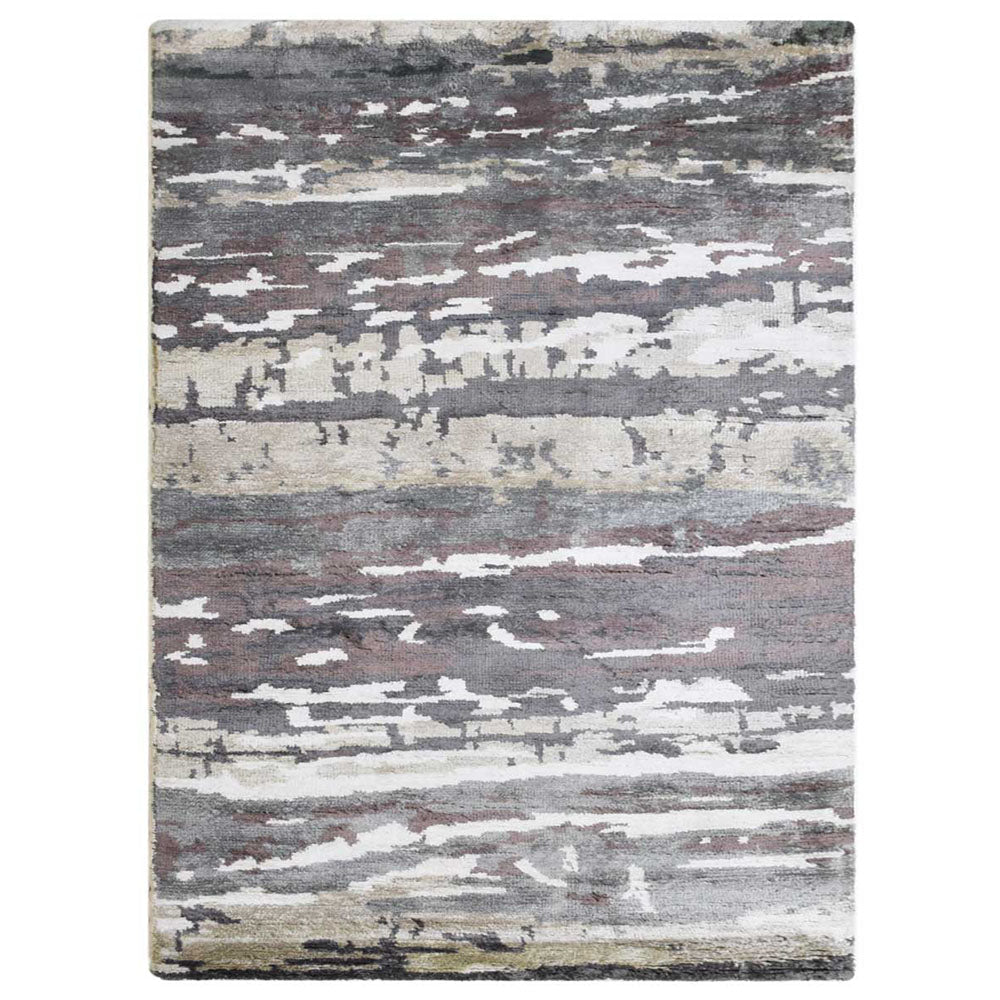 Rithu Hand Knotted Viscose Area Rug - BBH HOMES LLC