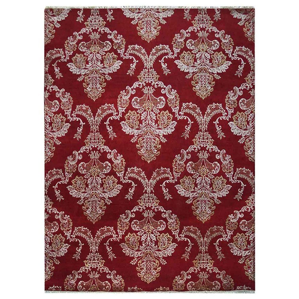 Sibiu Hand Knotted Persian Silk And Wool Area Rug - BBH HOMES LLC