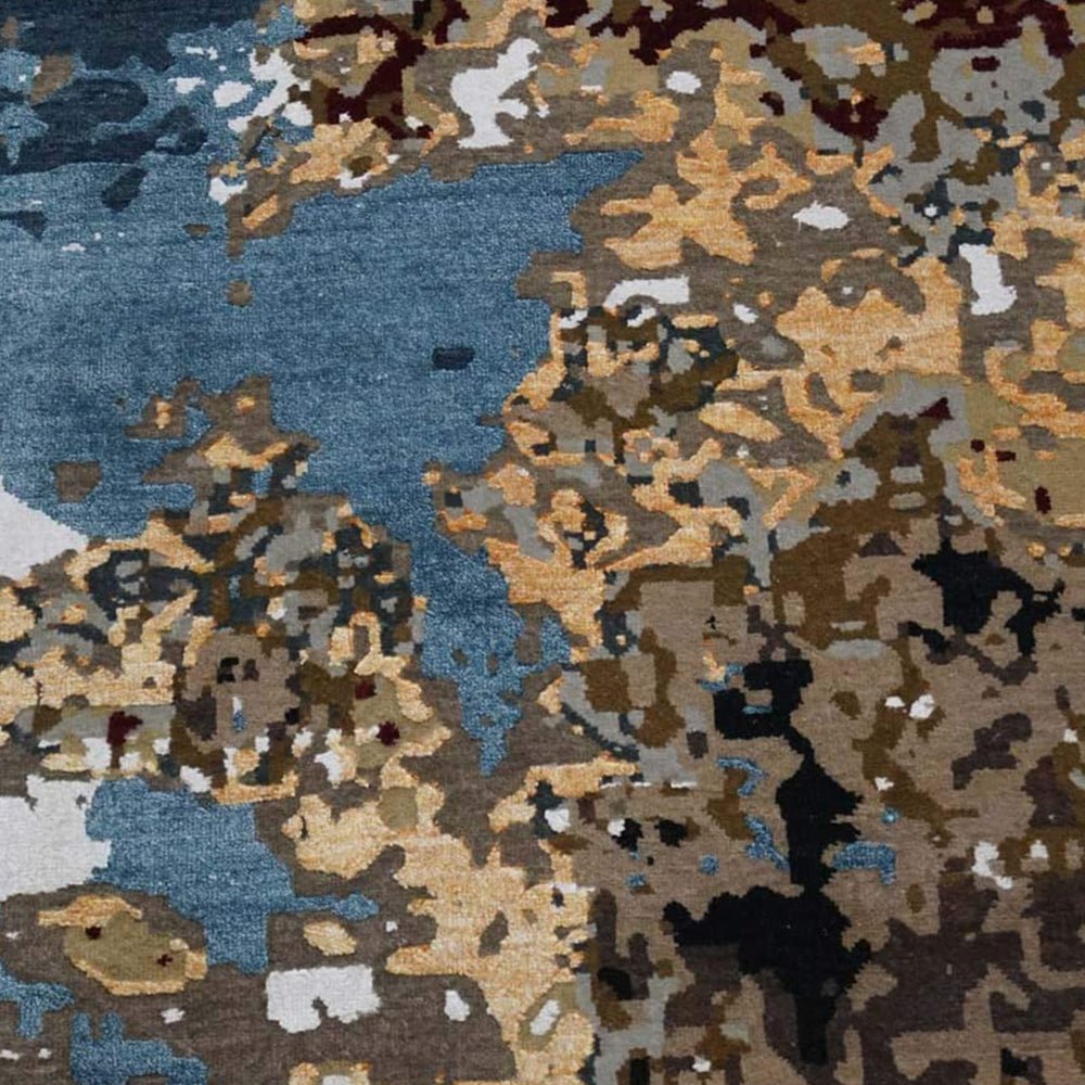 Suzdal Hand Knotted Loom Silk Area Rug - BBH HOMES LLC