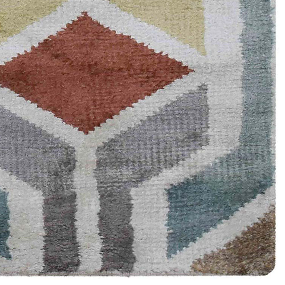 Svolvær Hand Knotted Viscose Area Rug - BBH HOMES LLC