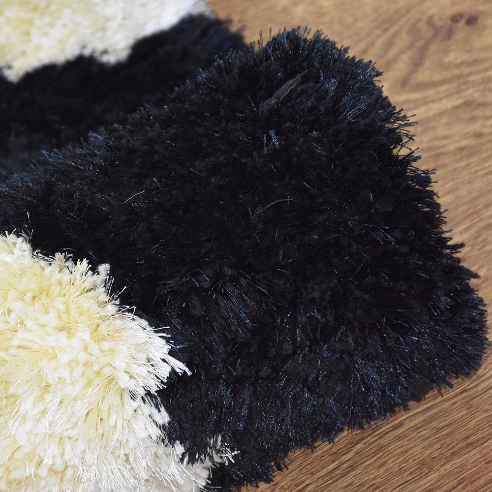 Swirl Hand Tufted Shag Polyester Rug - BBH HOMES LLC