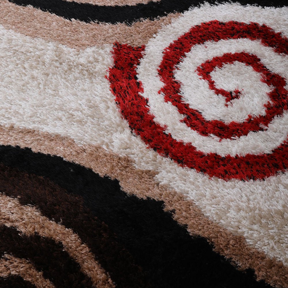 Trinidad Hand Tufted Shag Polyester Area Rug - BBH HOMES LLC