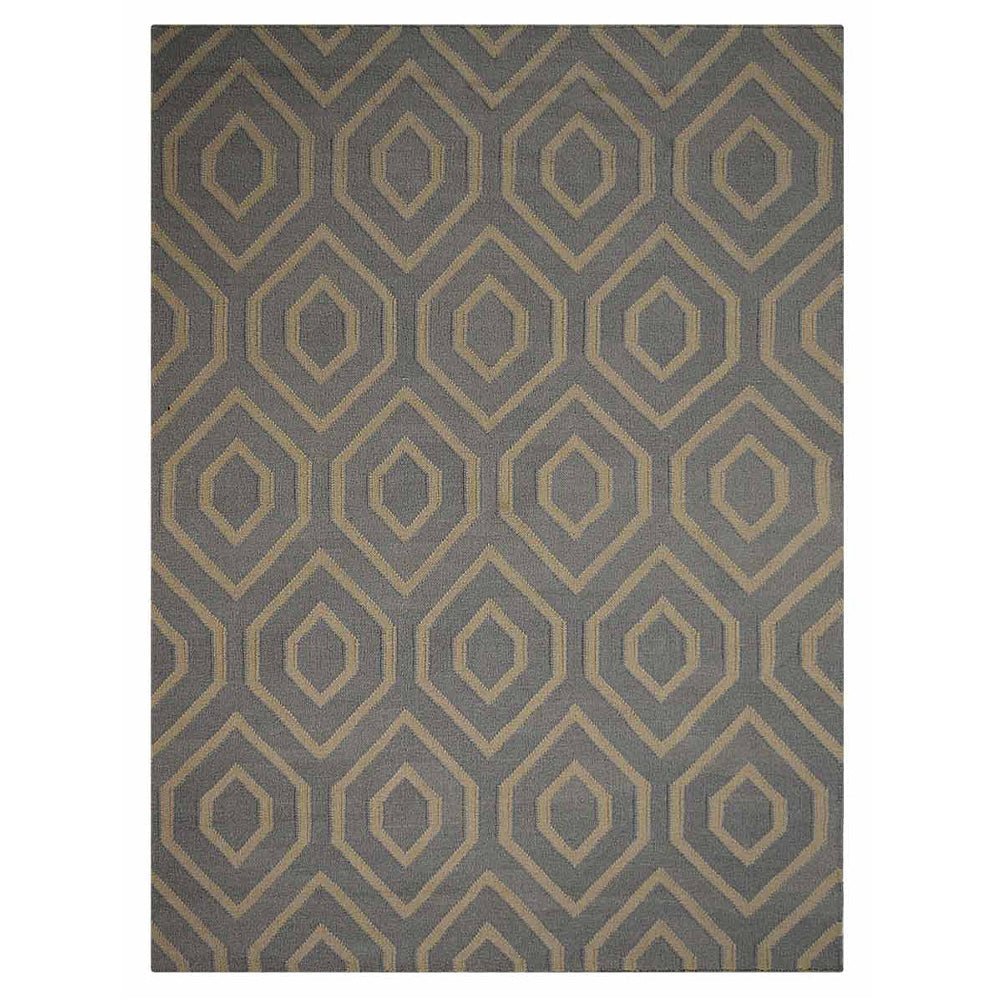 Upernavik Hand Woven Flat Weave Kilim Wool Area Rug - BBH HOMES LLC