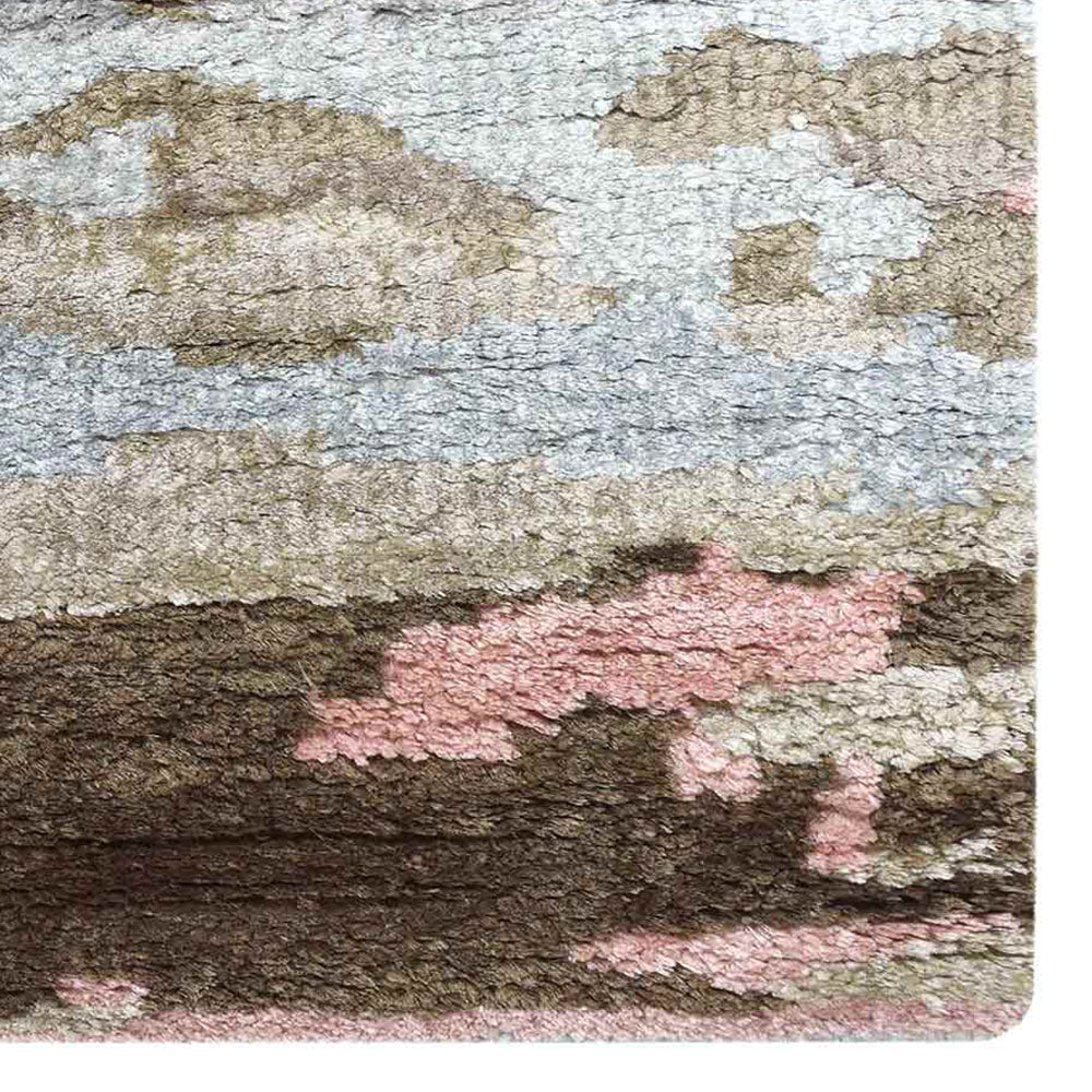 Utkarsh Hand Knotted Viscose Area Rug - BBH HOMES LLC