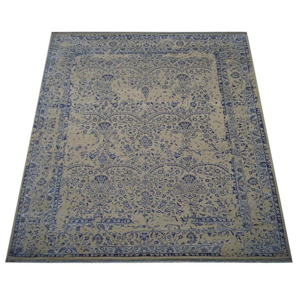Vigan Hand Knotted Persian Wool And Viscose Area Rug - BBH HOMES LLC