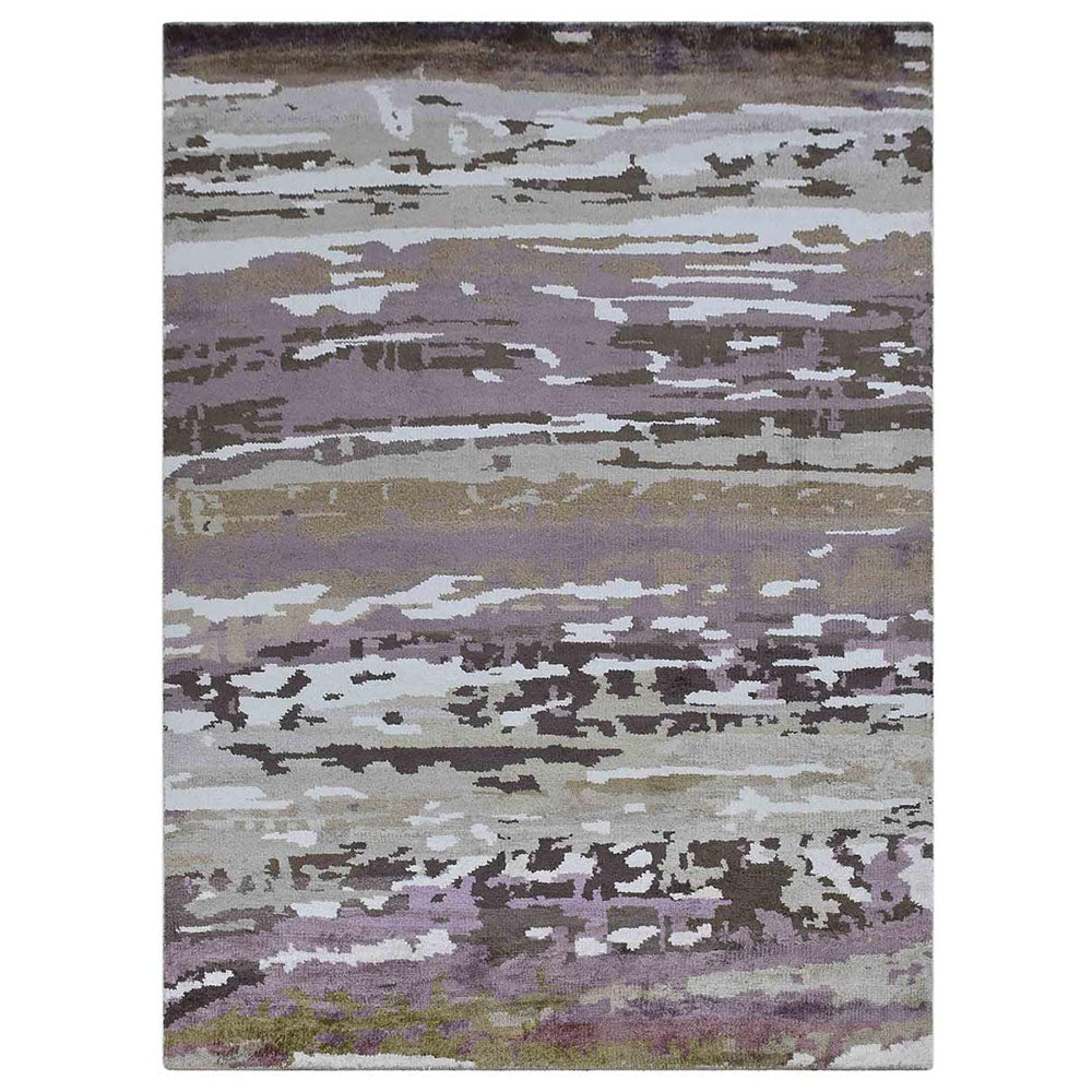 Vimarsh Hand Knotted Viscose Area Rug - BBH HOMES LLC
