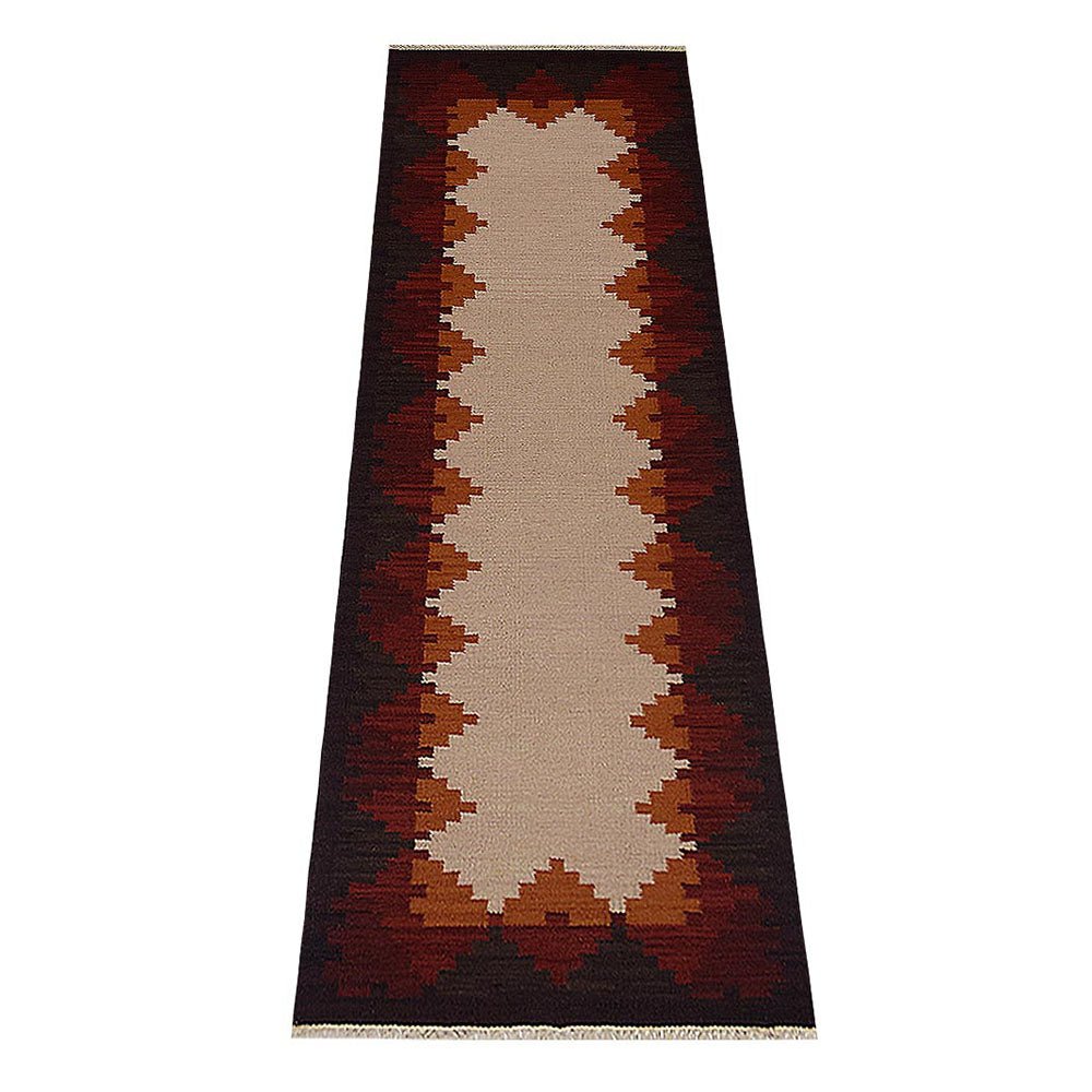 Wanaka Hand Woven Flat Weave Kilim Wool Area Rug - BBH HOMES LLC