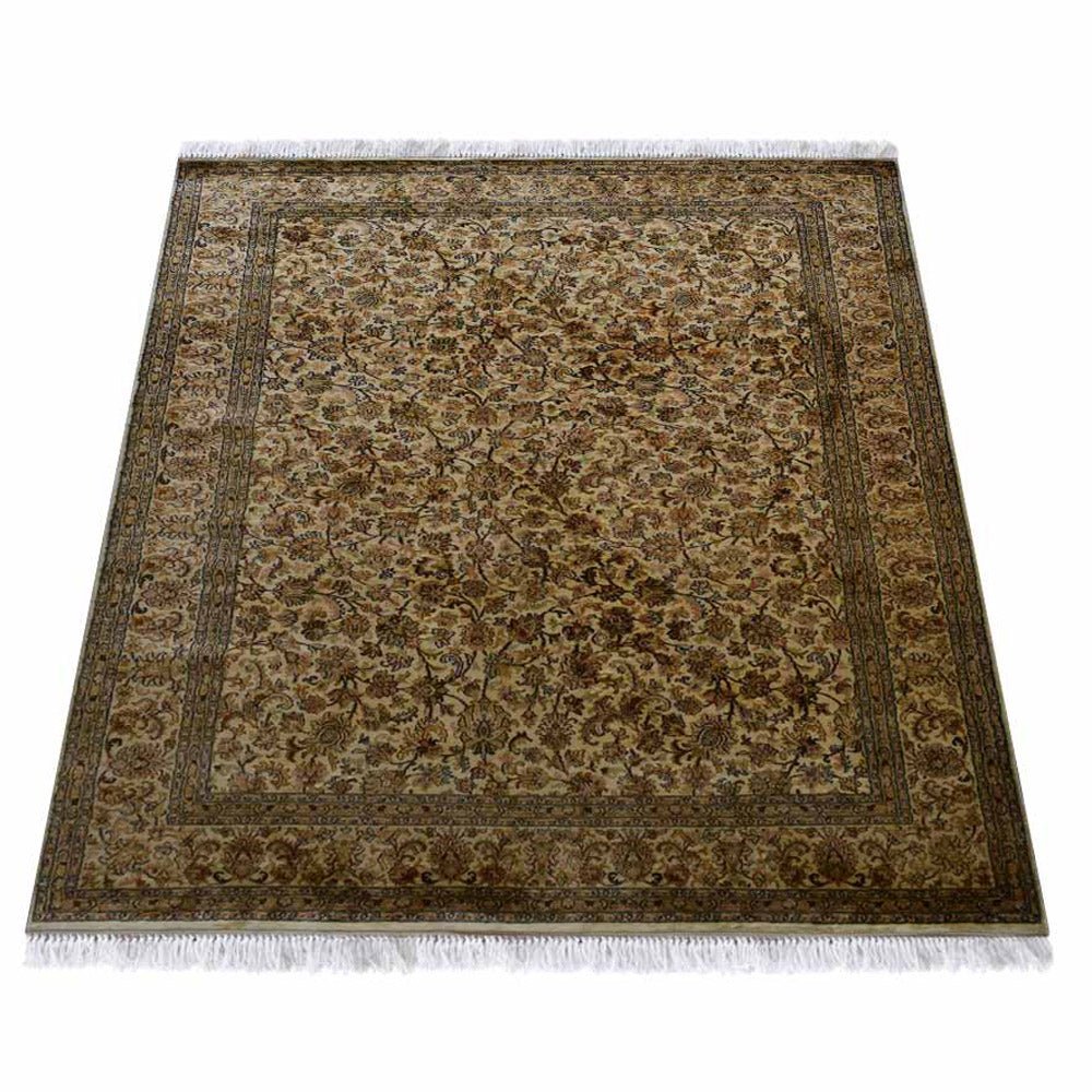 Williamsburg Hand Knotted Persian Original Silk Area Rug - BBH HOMES LLC