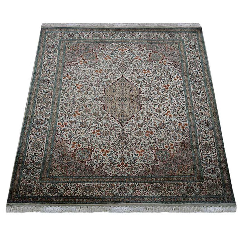 Williamsburg Hand Knotted Persian Original Silk Area Rug - BBH HOMES LLC