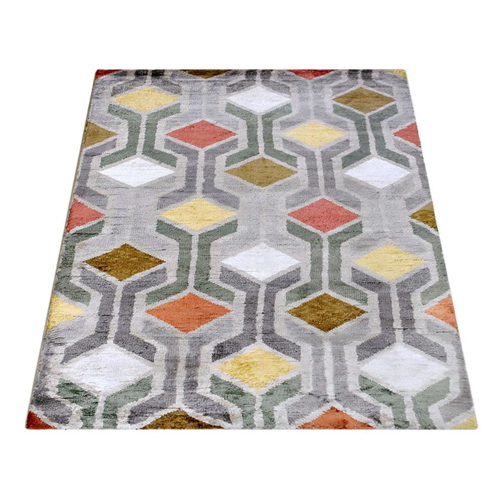 Xaghra Hand Knotted Viscose Area Rug - BBH HOMES LLC