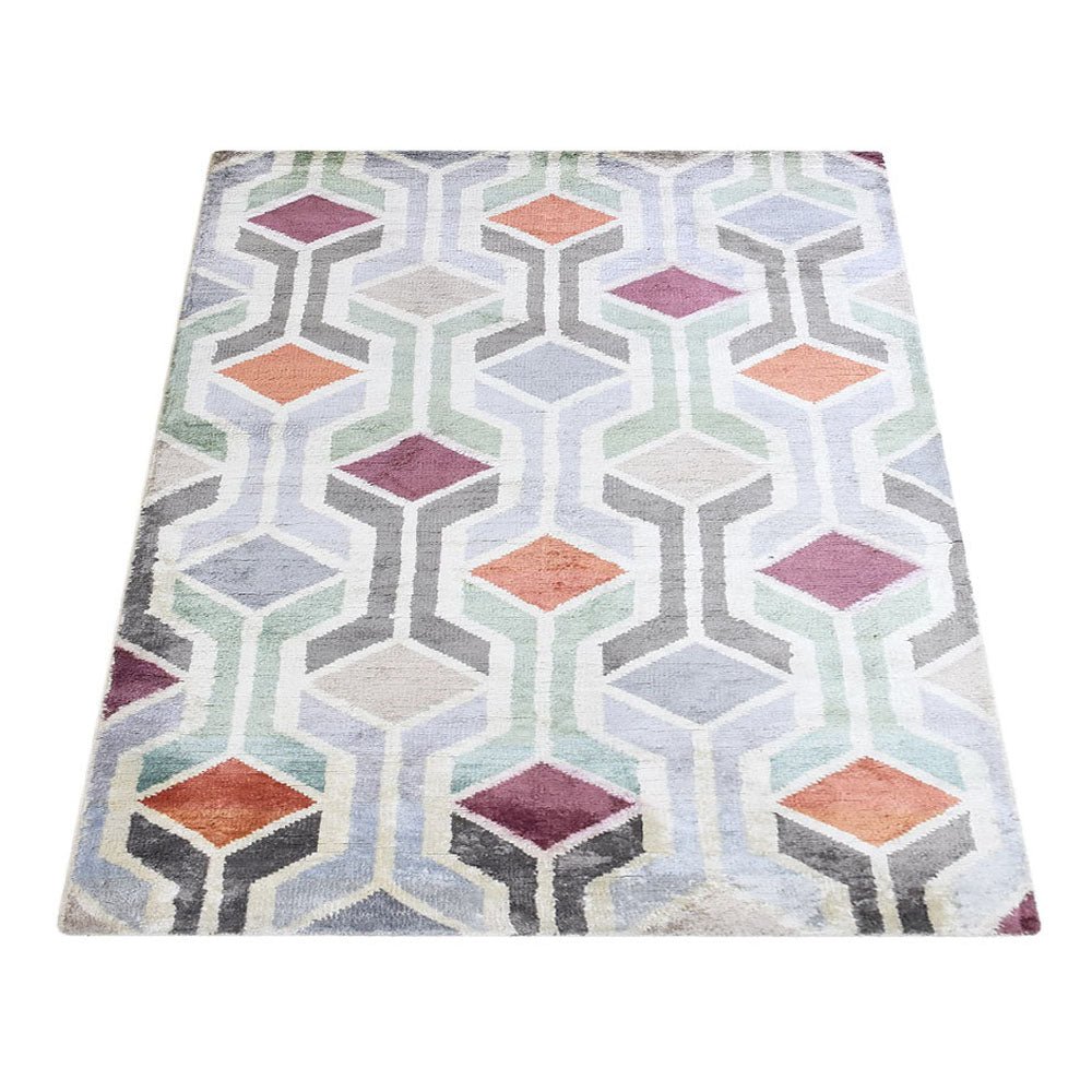 Xi'an Hand Knotted Viscose Area Rug - BBH HOMES LLC