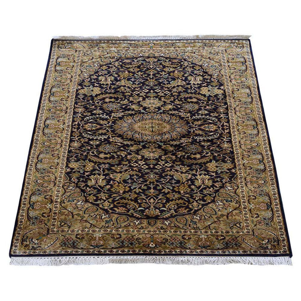 Yogyakarta Hand Knotted Persian Original Silk Area Rug - BBH HOMES LLC