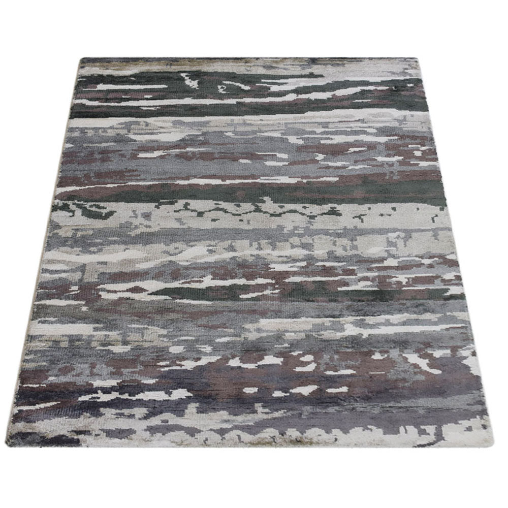 Yukta Hand Knotted Viscose Area Rug - BBH HOMES LLC