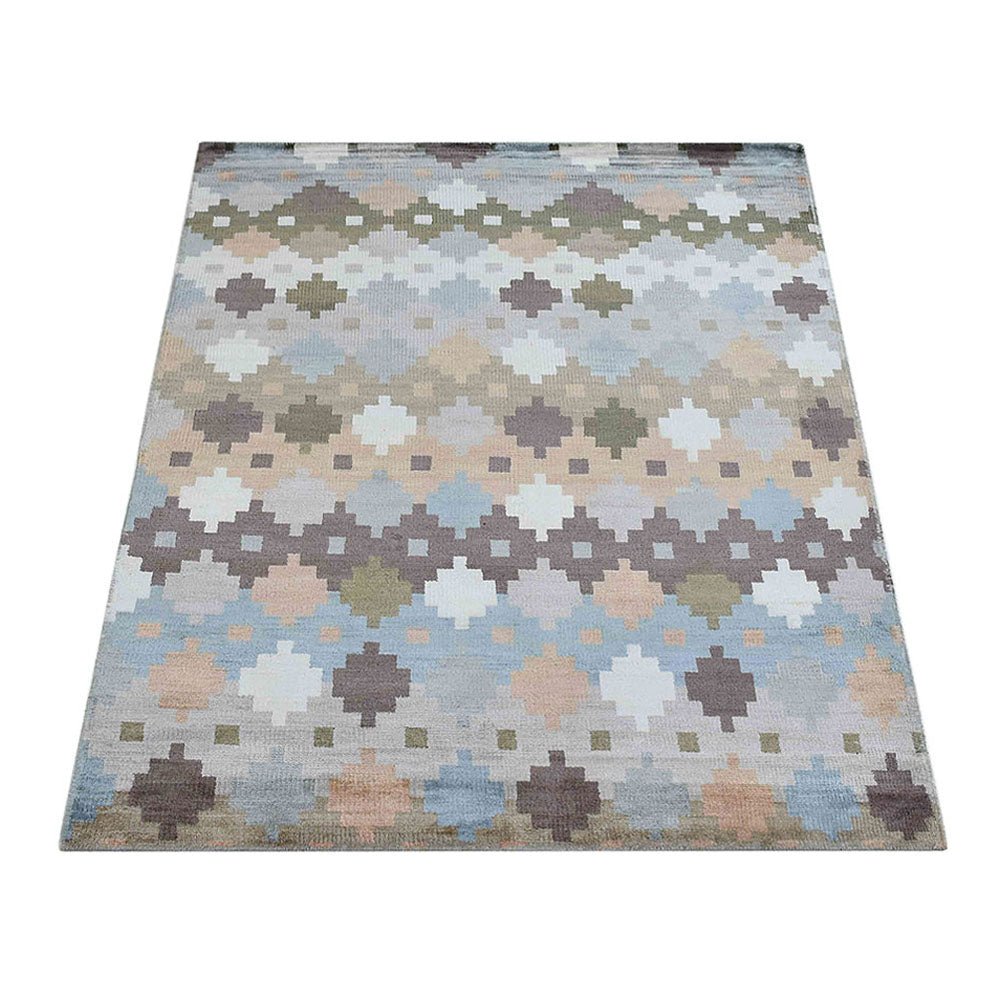 Zadar Hand Knotted Viscose Area Rug - BBH HOMES LLC