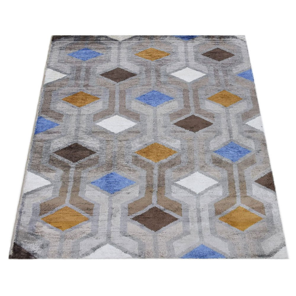 Zagreb Hand Knotted Viscose Area Rug - BBH HOMES LLC