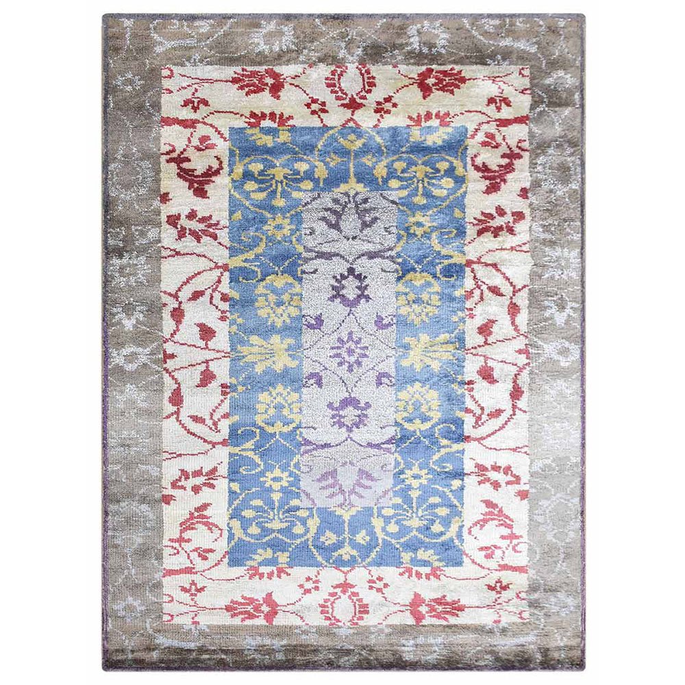 Zanzibar Hand Knotted Viscose Area Rug - BBH HOMES LLC