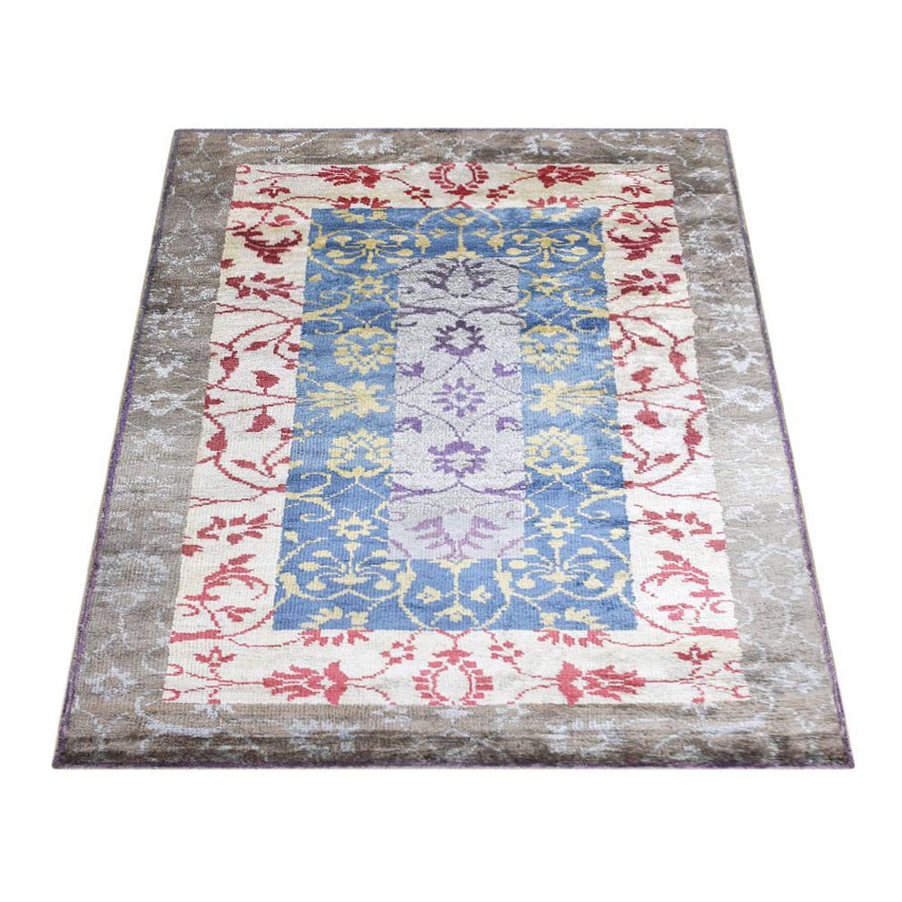 Zanzibar Hand Knotted Viscose Area Rug - BBH HOMES LLC