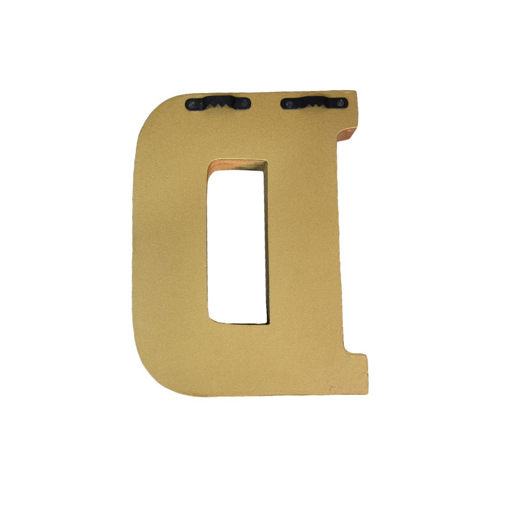 Zari Embellished Mango Wood Letter Blocks - BBH HOMES LLC